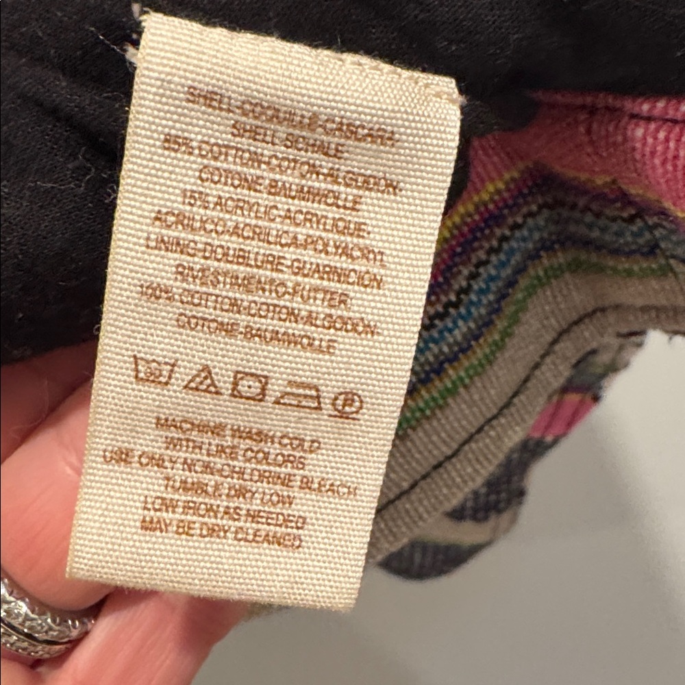 Free People Pink Multi Striped Dolman jacket Open-Front - Picture 6 of 8